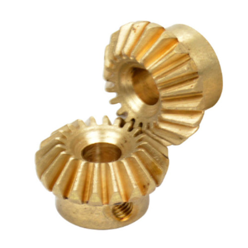 Toy Brass Straight Bevel Gear with Hub