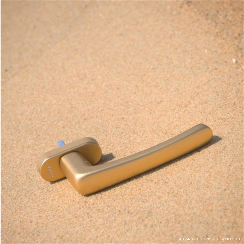succinct durable modern casement windows door square spindle handle