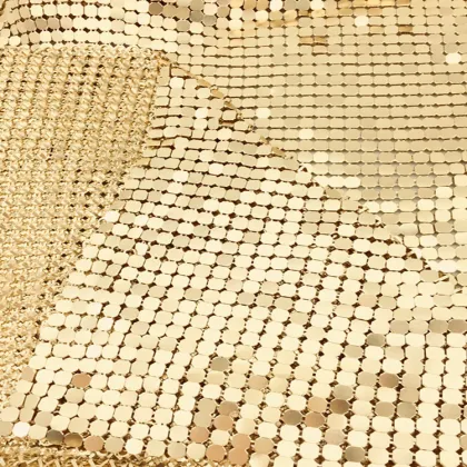 Aluminum Sequin Cloth - Metallic Fabric