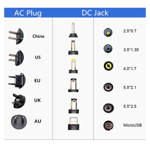 8V 12V 24V Desktop Power Adapter