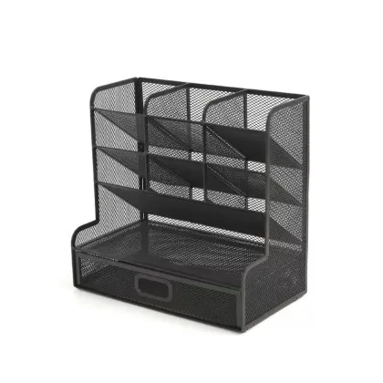 Metal stationery storage rack marker pen storage rack