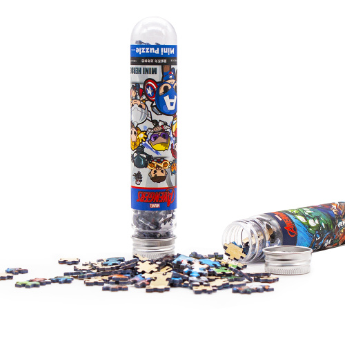 150pcs Mini puzzle pour enfants dans un tube en plastique