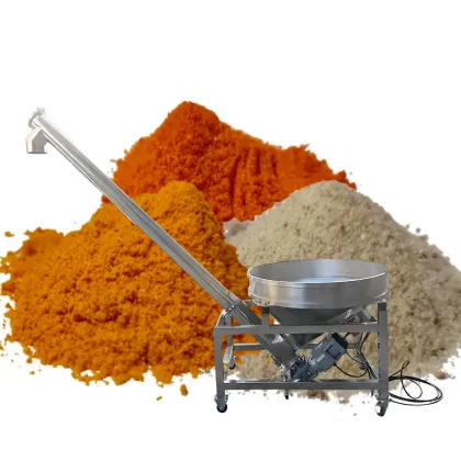 Heated Mini Slurry ZEDA Grain Green Coffee Inclined Spiral Screw Auger Feeder Conveyor Machine with Hopper for Powder Sale