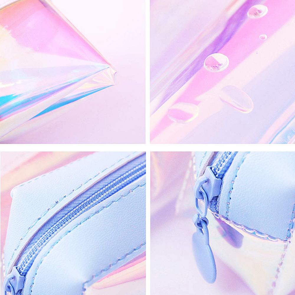 Laser Clear Colorful Pencil Case 2 Laser Clear Colorful Pencil Case 2