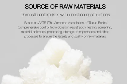 Allograft bone repair material bone implant material