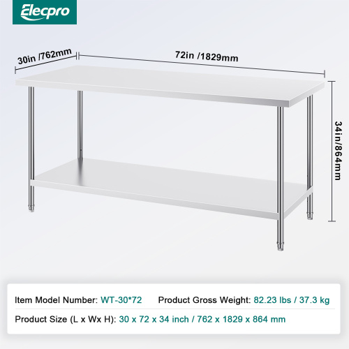 stainless steel work table stainless steel work table for hotels Factory