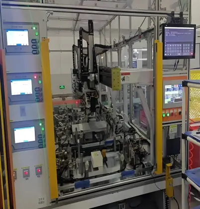 Automatic Screw Feeder Locking Robot Machine