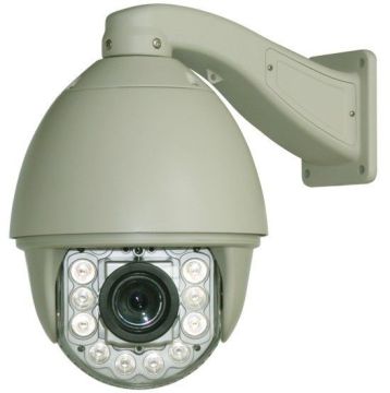 Indoor Auto Tracking Ptz High Speed Dome Camera With 1/4" Sony Super Had Ccd Image Sensor