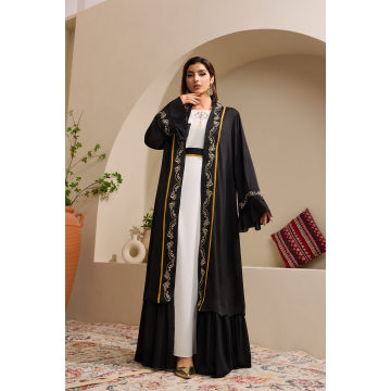 ست ابایای گلدوزی شده طلای مشکی