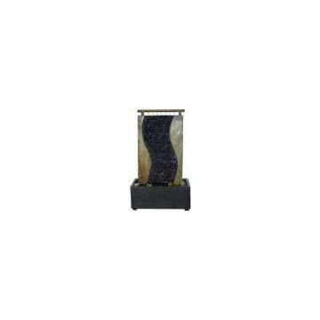 Bedrock Falls Floor Water Fountain Slate Fountain Indoor Outdoor use