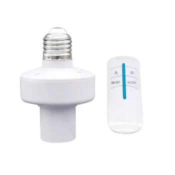 Wholesale Durable E27 Screw Wireless Remote Control Light Bulb Socket