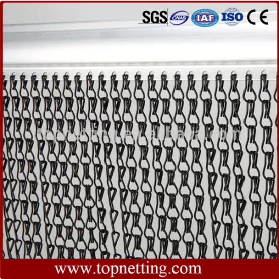 Aluminum Double Hooks Chain Fly Screen Curtain