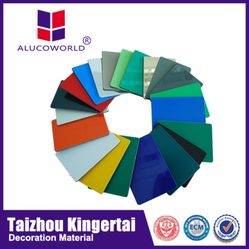Alucoworld new popular polished aluminum composite panel 4mm