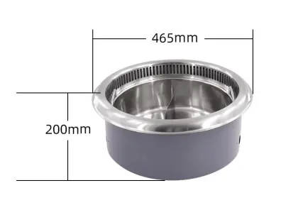 Golden Chinese smokeless boiler