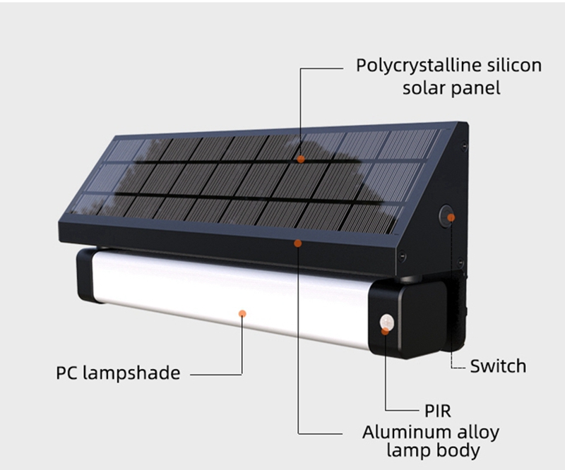 Solar Pir Wall Lamp