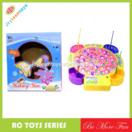Funny parent-child game plastic battery operated fishing game toy