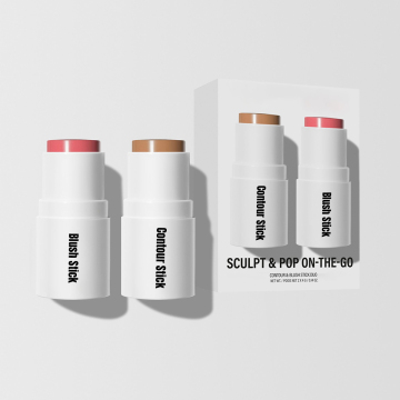 Unlabeled Travel Size Vegan Contour and Blush Stick Set