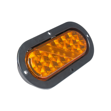 Oval LED Trailer Tail Light Kit - Stop, Turn, Tail, Brake Lights for Boat Trailers, RVs, and Trucks