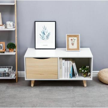 Modern TV Stand Cabinet With Storage Drawers