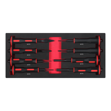 9-Piece Chisel and Punch Set in EVA Foam Tray: Your Comprehensive Tool Kit Solution