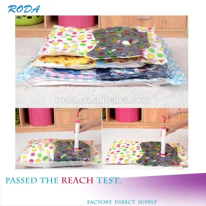 waterproof household compression vacuum bag for clothing pillow storage
