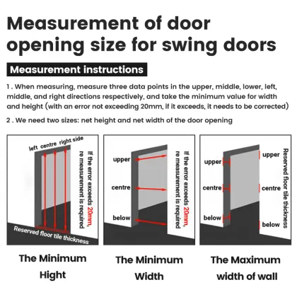Aluminum Alloy Soundproof Casement Door for Home Commercial