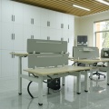 Smart adjustable desk for two
