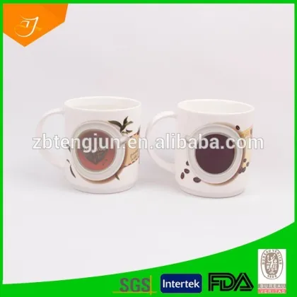 porcelain color changing cup set