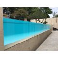 Painel de acrílico de Perspex do elenco transparente para piscina