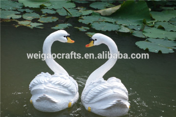Outdoor resin big swan statue
