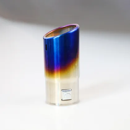 Burnt Blue B5 Exhaust Pipe Car Tailpipe Straight Outlet Remus