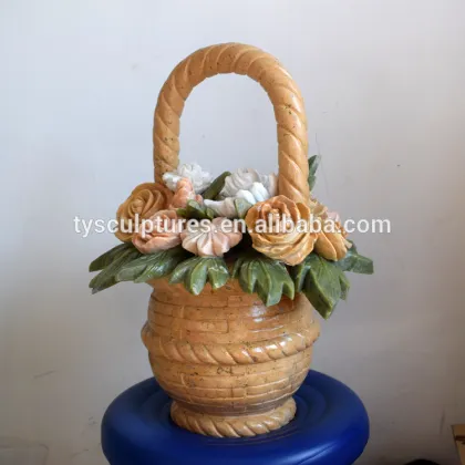 Factory design garden decoration custom plant pot stone little flower pot