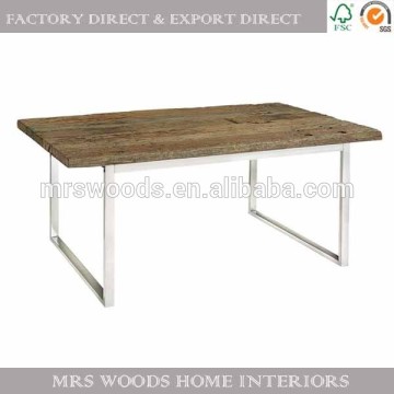 vintage industrial furniture reclaimed elm wood table vintage steel and wood dining table