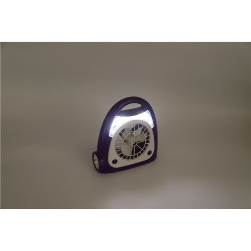 Rechargeable Desk Fan with Emergency Light