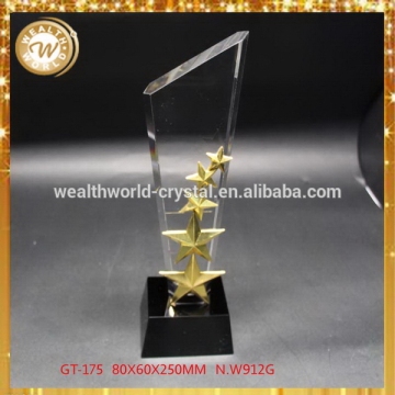 Top level top sell crystal business partner trophy