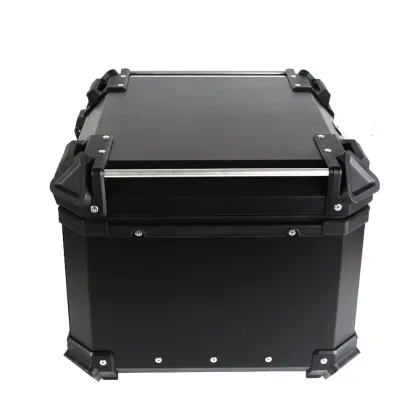 TERFU 65L Universal Motorcycle Aluminum Alloy Rear Trunk Luggage Case - Waterproof Tail Box