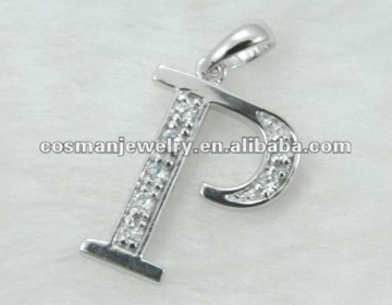 initial letter pendant