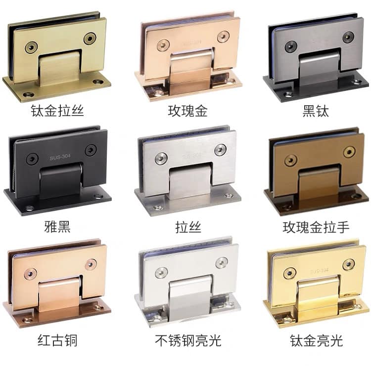 Glass hinge