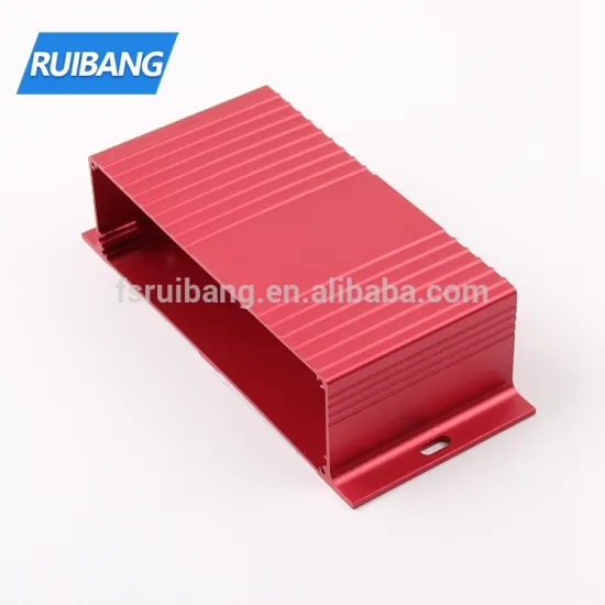 Color anodized extruded aluminum electronic enclosures custom made high quality aluminum case enclosure