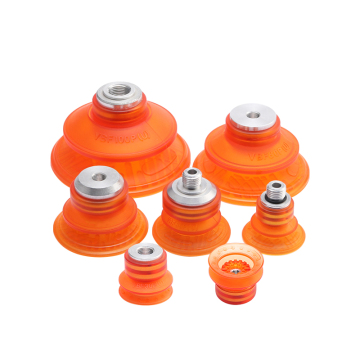 Corrugated and Flat VBF-30/40/50/60/80/100PU-18F Silicone Vacuum Suction Cups