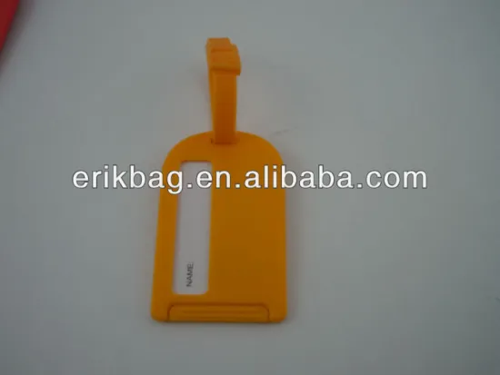 Plastic hard plastic luggage tag