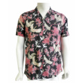 Men Casual Cotton Print Hawaii Shirt