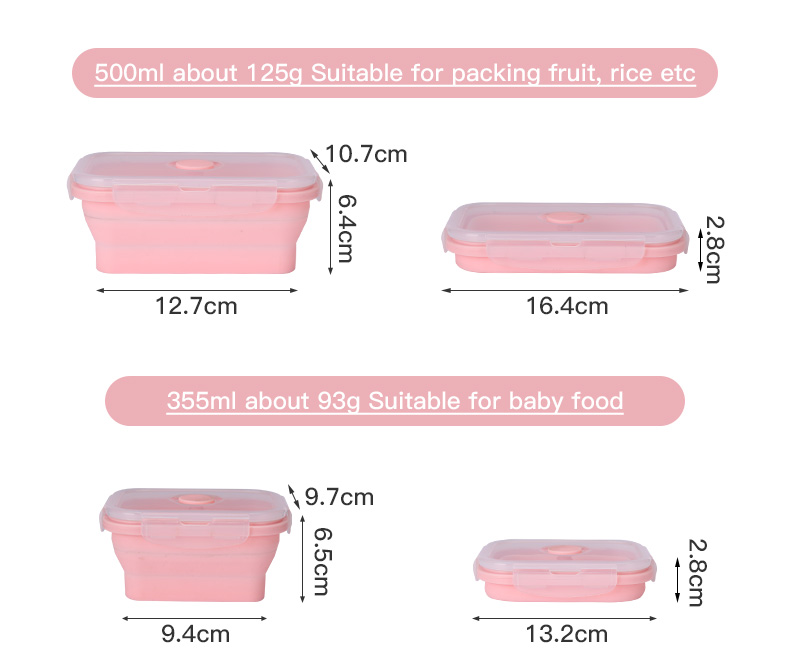 silicone lunch box MFZ-L007