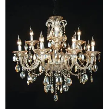 Amber Chandelier Crystal Lamp