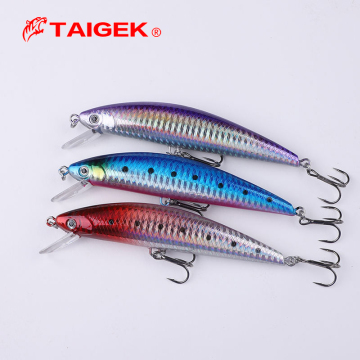 TAIGEK 120MM 40G Sinking Minnow Hard Artificial Swim Bait Lure
