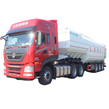 58 Cubic Meter Semi Trailer Bulk Feed Transport Vehicle