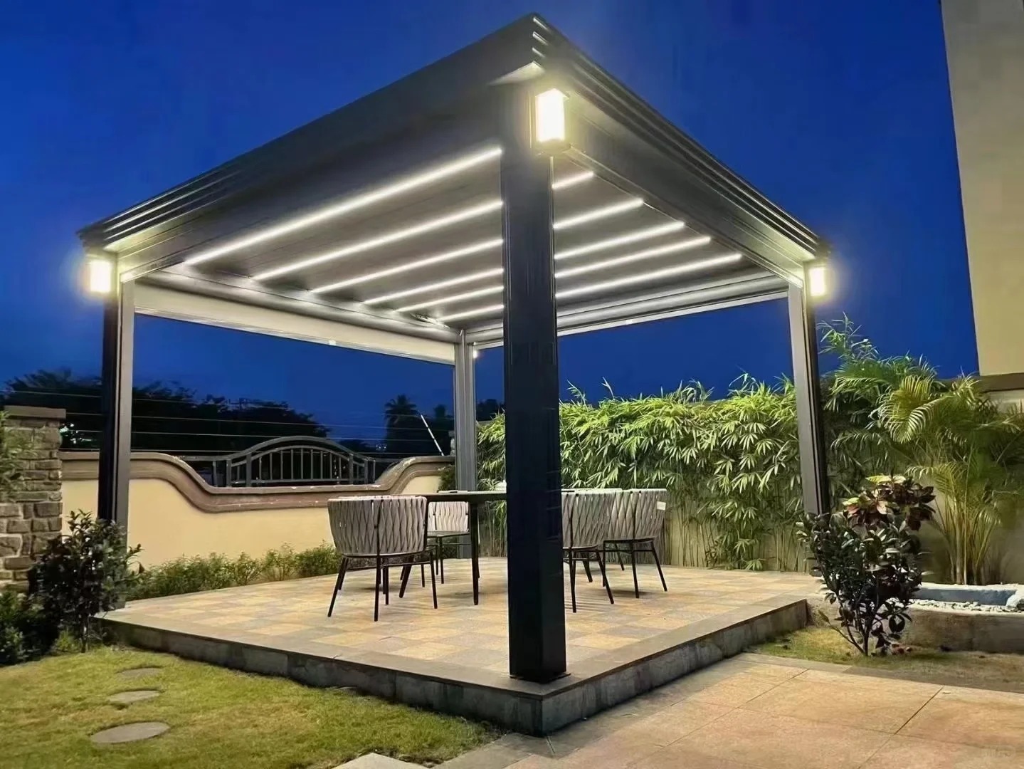 Deluxe Louvered Pergola Waterproof