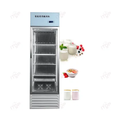 Commercial Yogurt Making Machine: Automatic Fermentation Glass Door Small Yogurt Machine