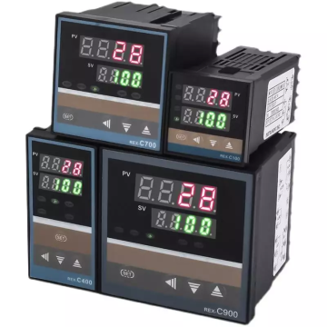 REX-C400/C700 Temperature Controller for PT100/K Sensors (0-400°C/0-1300°C)