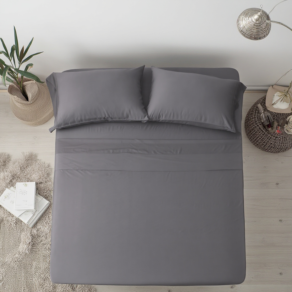 Cloudland King Queen Size Bed Linen Set Bamboo Fiber Hotel Bedding Linen Filling Comforter Bed Sheet Other Bed Components